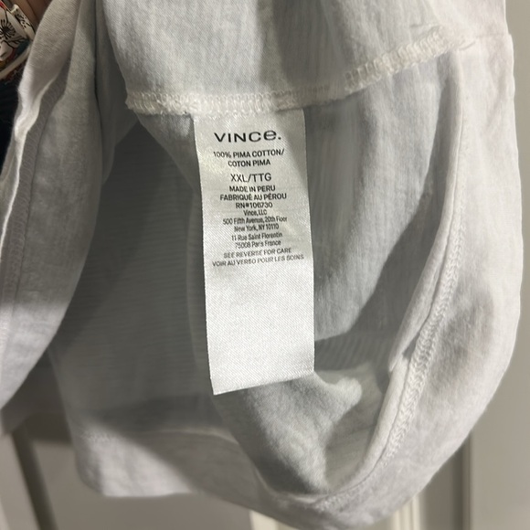 Vince Pima Cotton Double Layered Polo Shirt - Picture 5 of 6